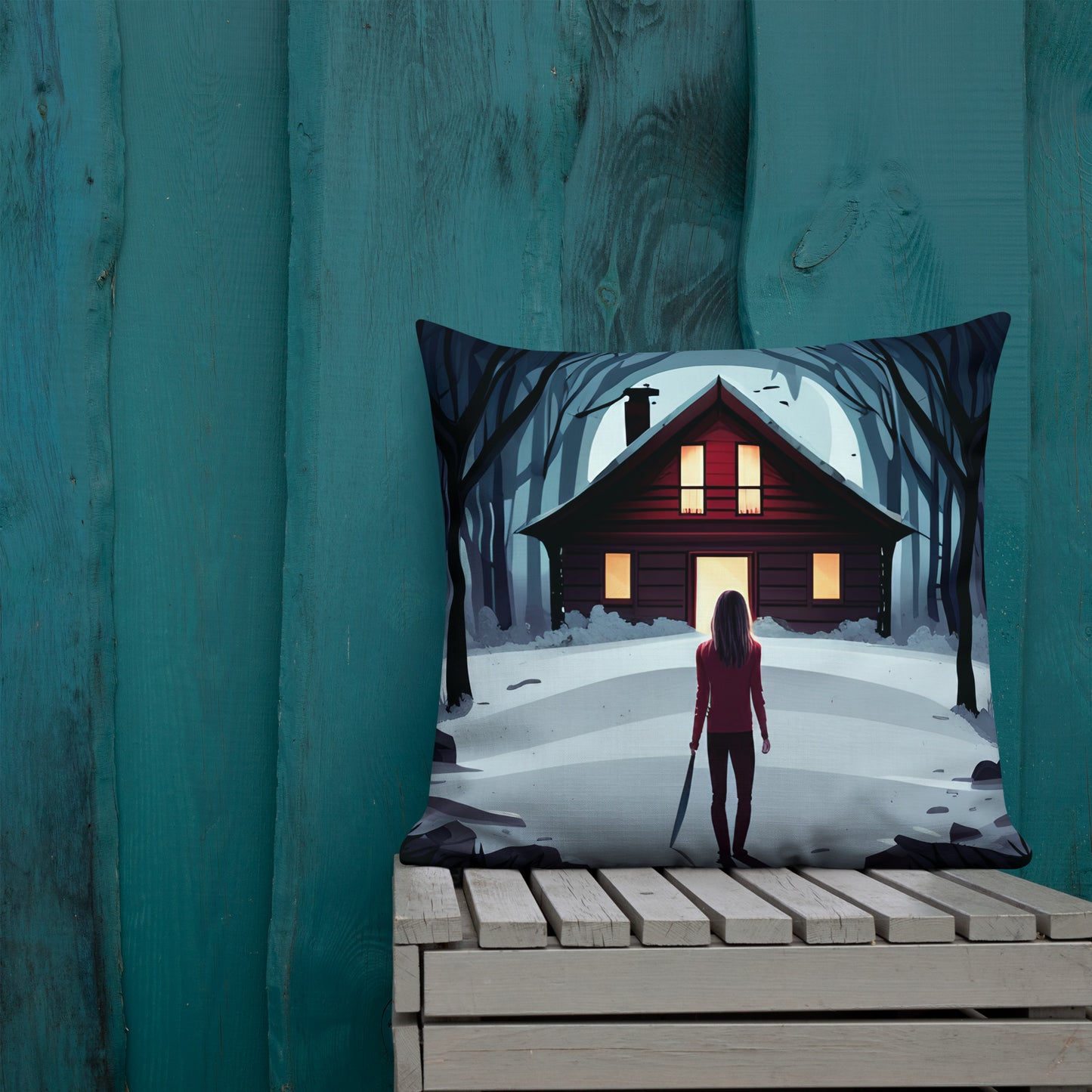 Cabin in the Woods Pillow