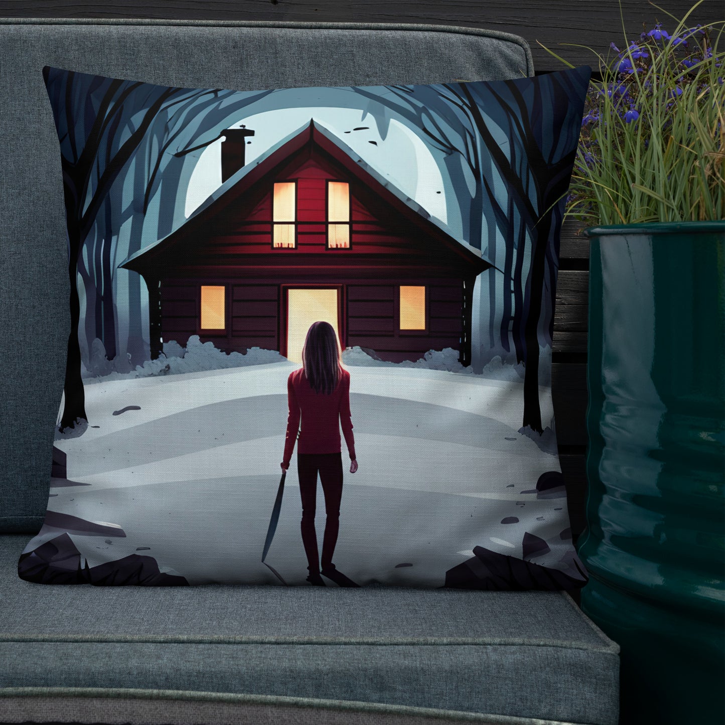 Cabin in the Woods Pillow