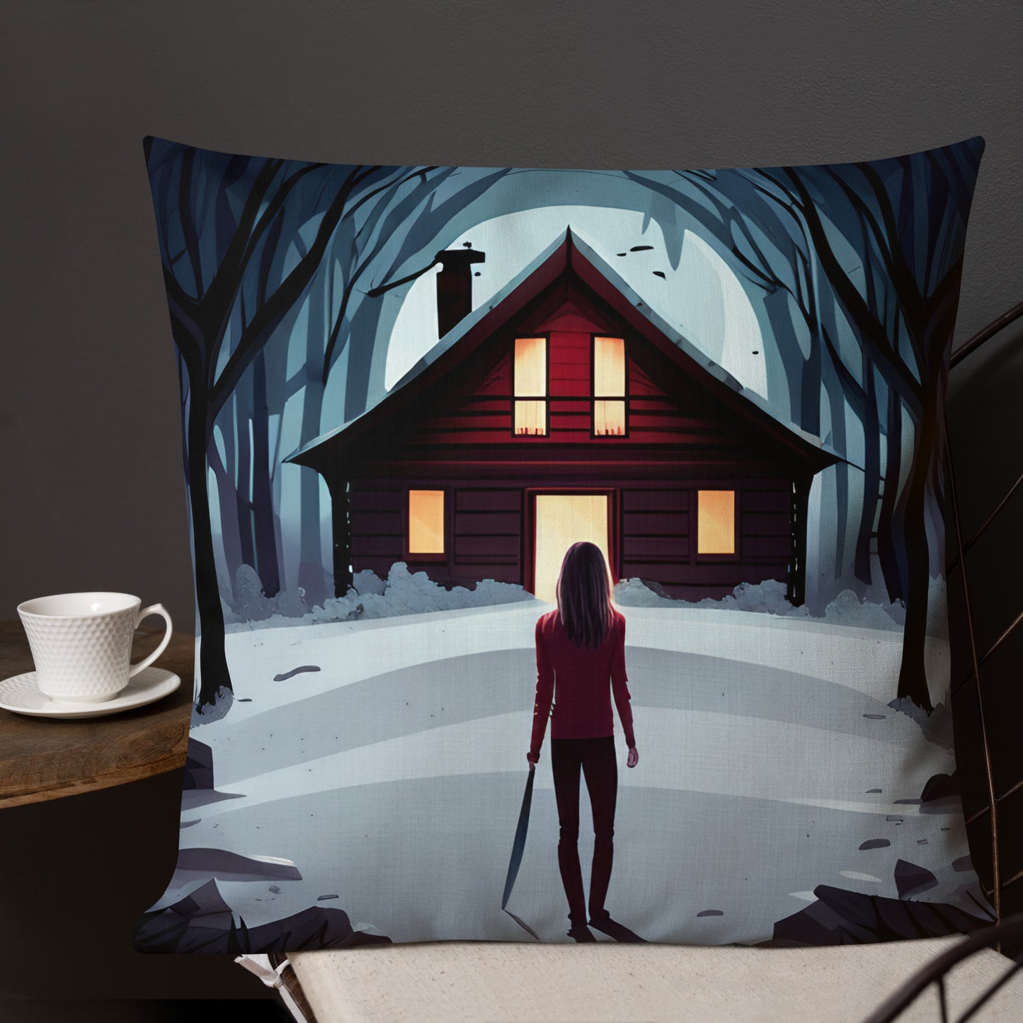Cabin in the Woods Pillow