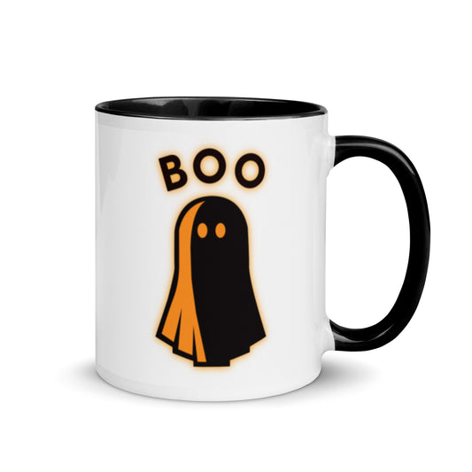 Boo Ghost Mug (Black)