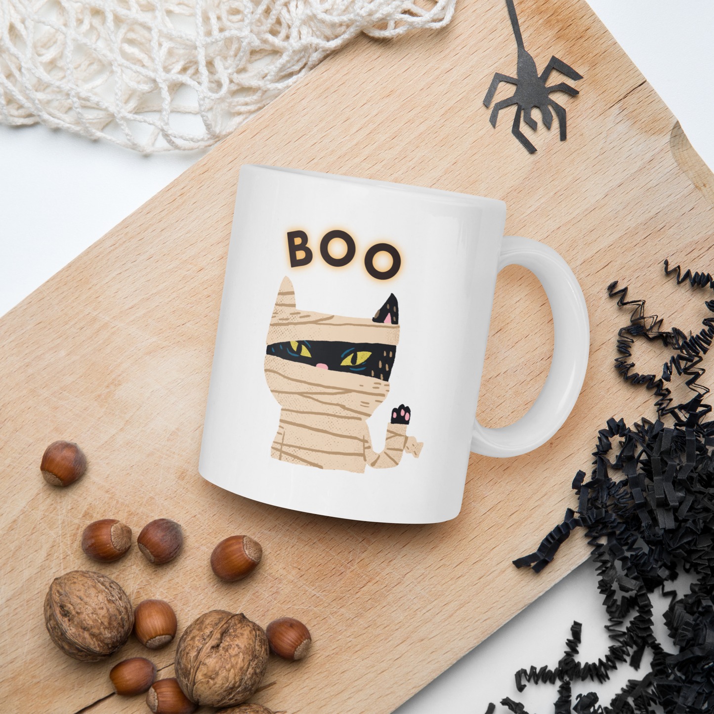 Boo! Cat Mug
